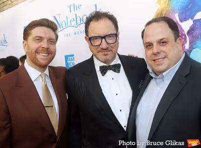 Producer Lucas McMahon, Producer Kevin McCollum and General Management John E. Gendro Photo