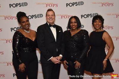 Steven Reineke and the supporting singers that includes Stephanie Fisher, Melodie Ray Photo