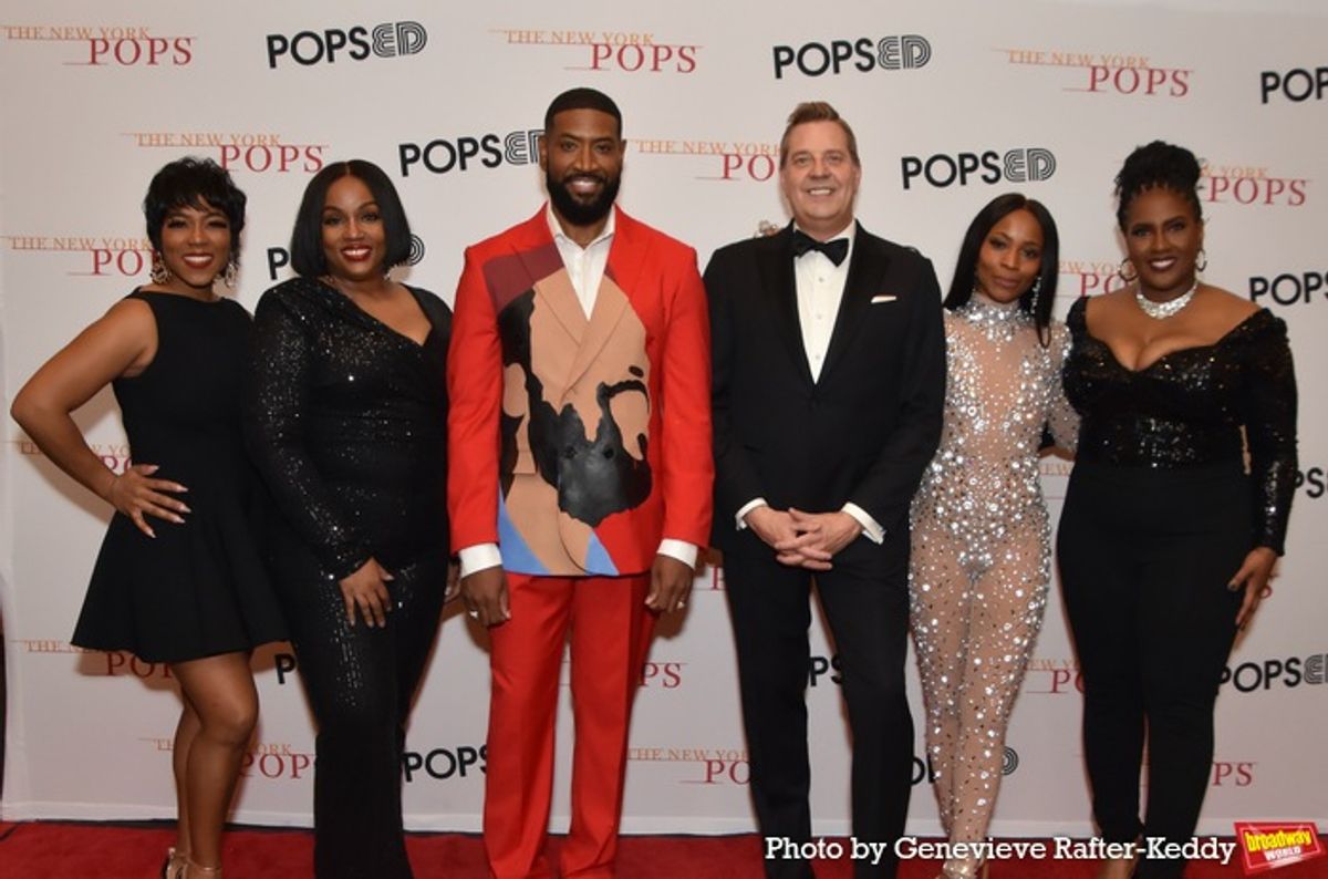 Bryan Terrell Clark, Steven Reineke and Valisia LeKae with Stephanie Fisher, Melodie Ray and Charlyn E. M. Willis at 