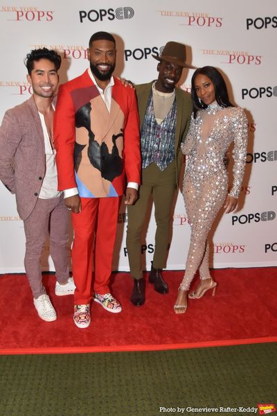 Bryan Terrell Clark and Valisia LeKae with Jay Covington and Roderick Covington Photo