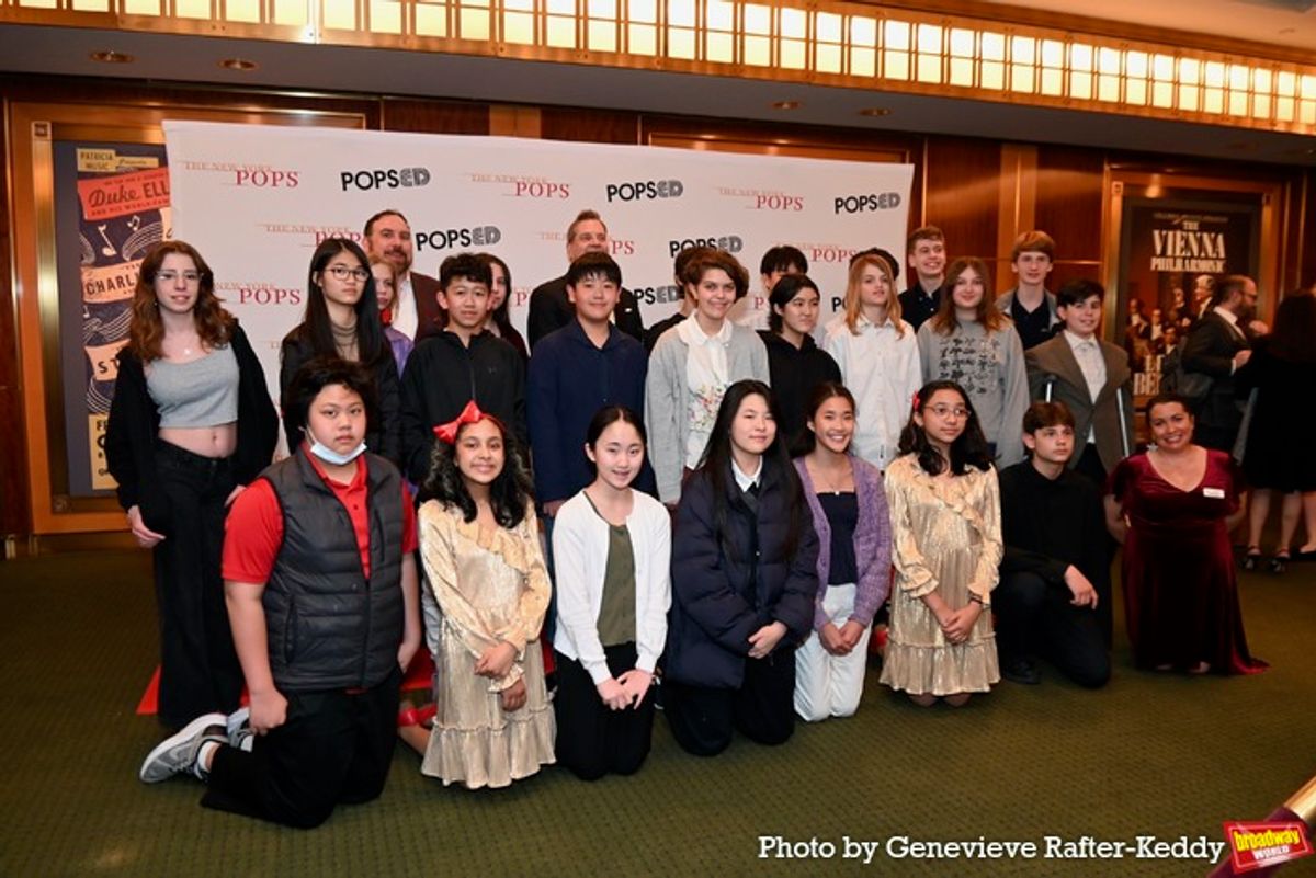 Steven Reineke and Members of Kids on Stage at 