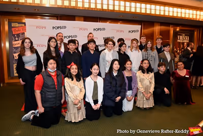 Steven Reineke and Members of Kids on Stage Photo