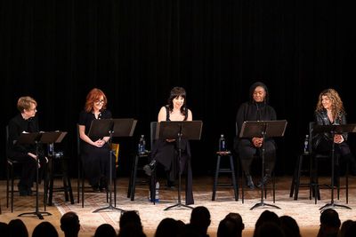 Sandy Duncan, Andrea McArdle, Krysta Rodriguez, Saycon Sengbloh, and Sarah Stiles Photo