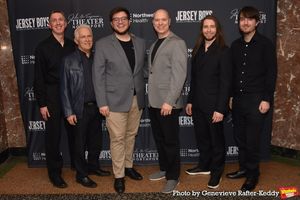 Tonight's Band-Music Director Benjamin Stayner with Brian Sweeney, Bob Dalpiaz, Joel Levy, Russell Brown, Justin Goldat and Jim Waddell @ BroadwayWorld Tonight's Band-Music Director Benjamin Stayner with Brian Sweeney, Bob Dalpiaz, Joel Photo