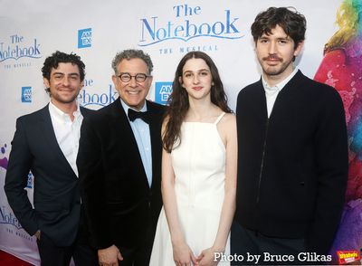 David Rossler, Director Michael Greif, Hannah Finamore- Rossler and Ezra Whyde Photo