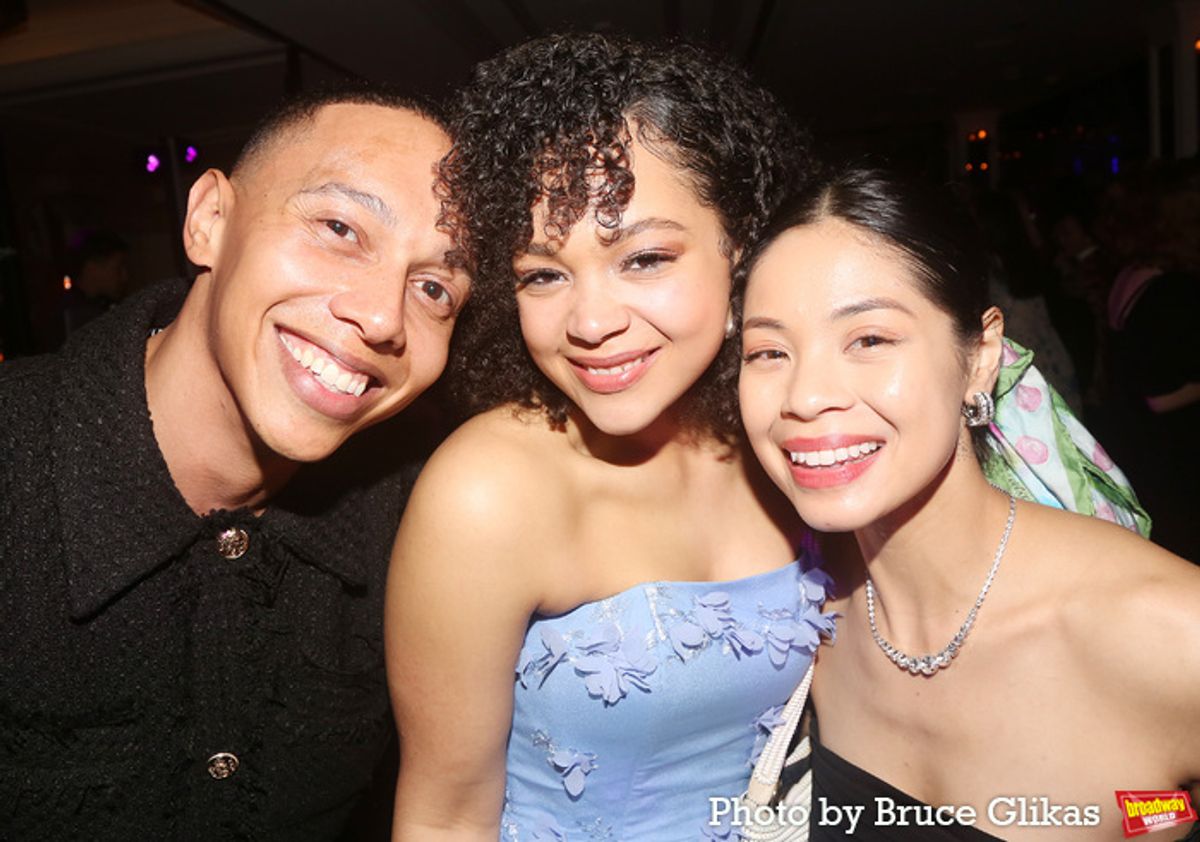 Callum Francis, Jordan Tyson and Eva Noblezada  at 