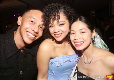 Callum Francis, Jordan Tyson and Eva Noblezada  Photo