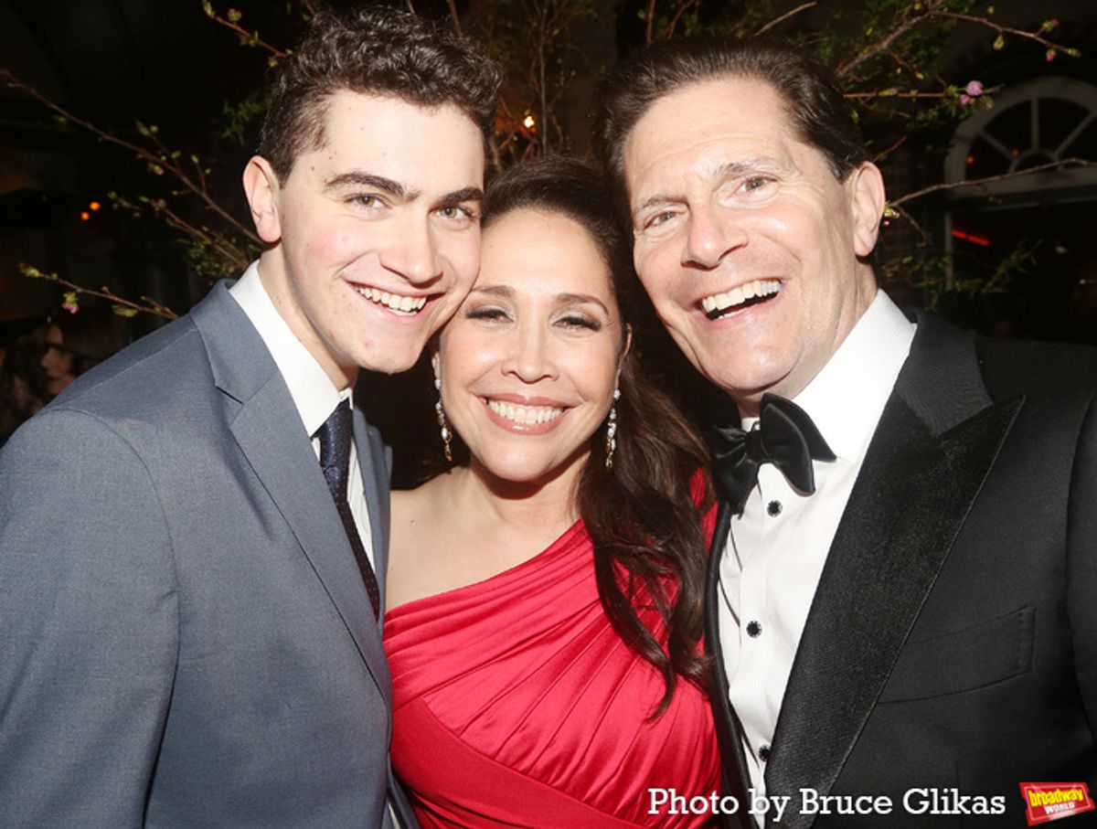 Hudson Flynn, Andrea Burns and Peter Flynn at 