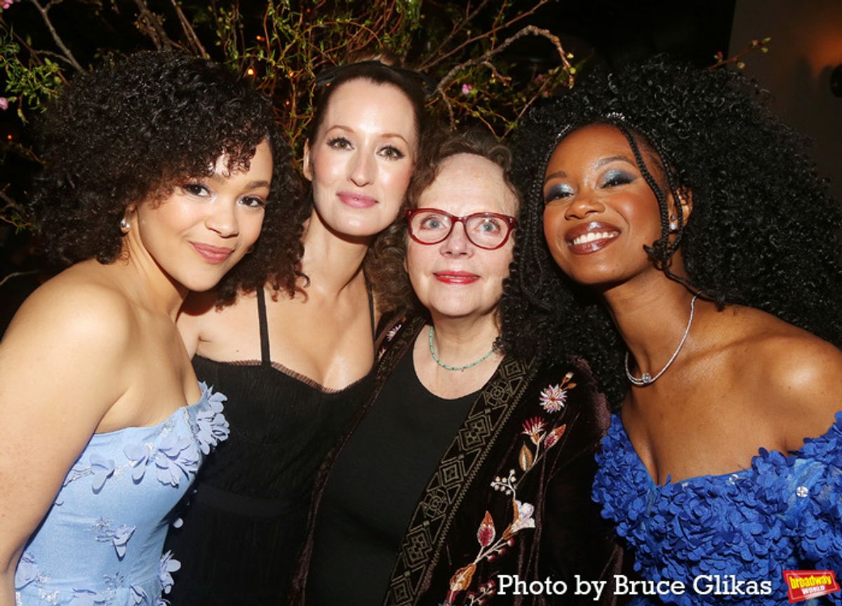 Jordan Tyson, Composer Ingrid Michaelson, Maryann Plunkett and Joy Woods at 