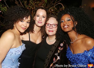 Jordan Tyson, Composer Ingrid Michaelson, Maryann Plunkett and Joy Woods Photo