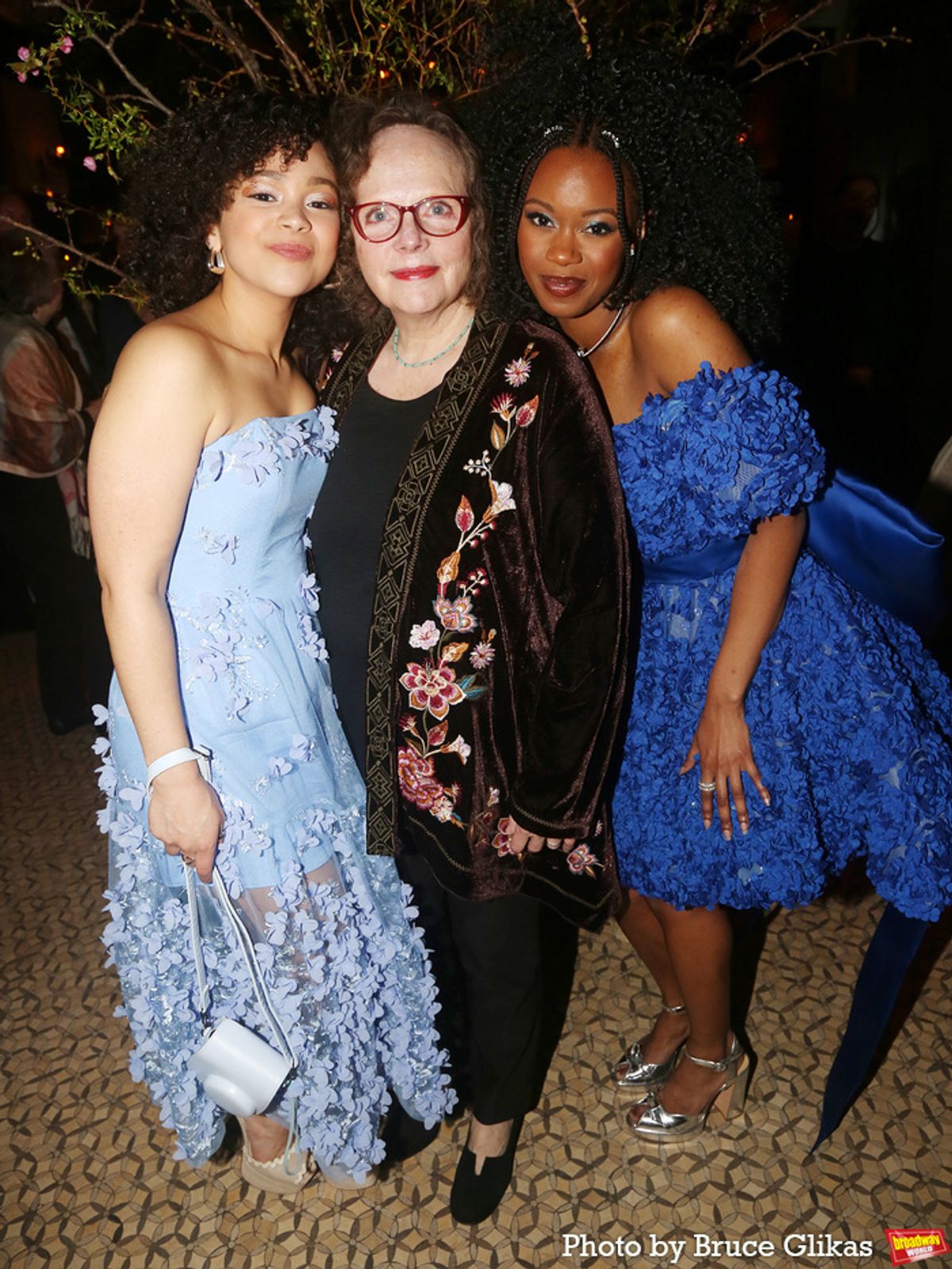 Jordan Tyson, Maryann Plunkett and Joy Woods at 