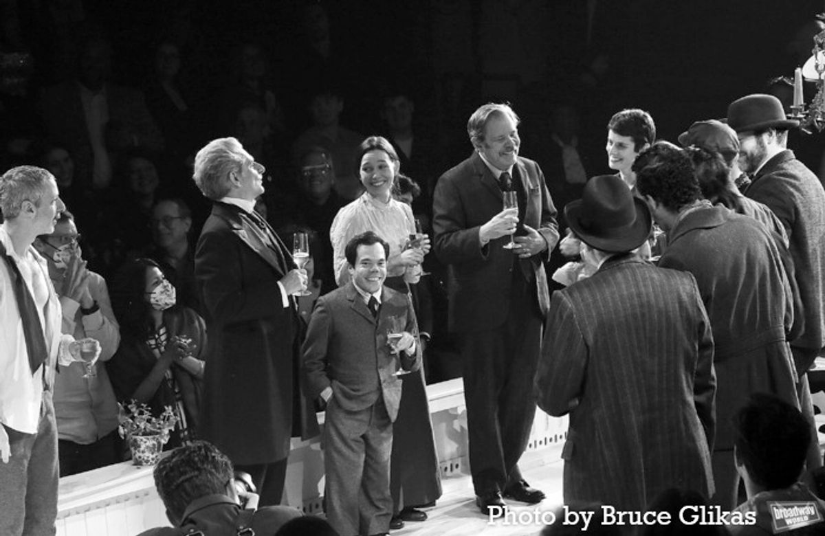 Jeremy Strong, Michael Imperioli and the cast of 'An Enemy of the People' at 