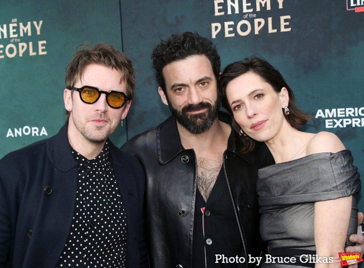 Dan Stevens, Morgan Spector and Rebecca Hall  at 