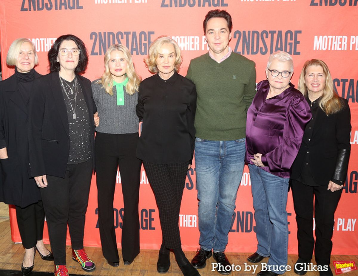 Second Stage Executive Director Lisa Lawer Post Director Tina Landau, Celia Keenan-Bolger, Jessica Lange, Jim Parsons, Playwright Paula Vogel and Second Stage President/Artistic Director Carole Rothman  at 