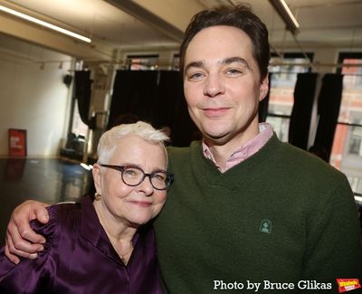 Playwright Paula Vogel and Jim Parsons  Photo