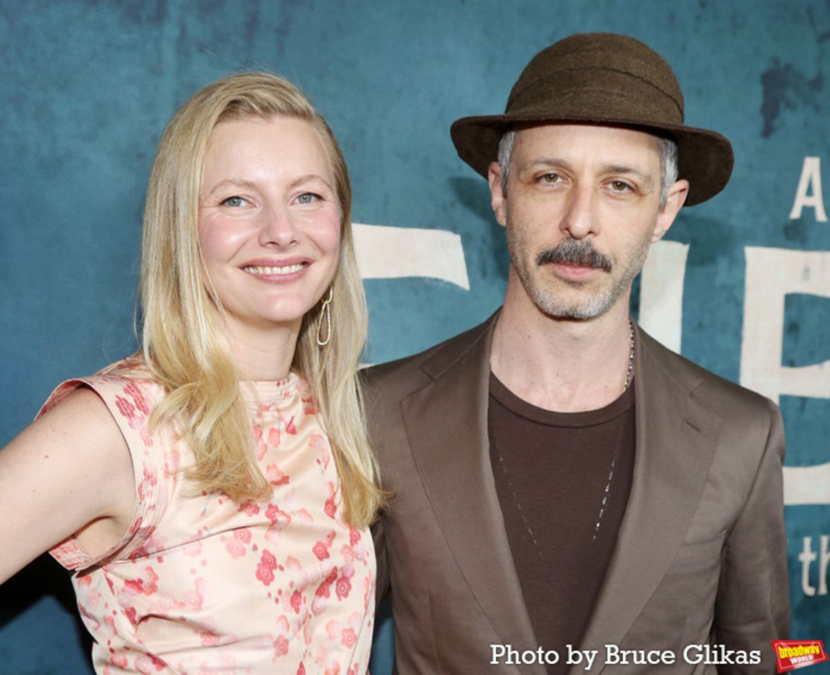 Emma Wall and Jeremy Strong  at 