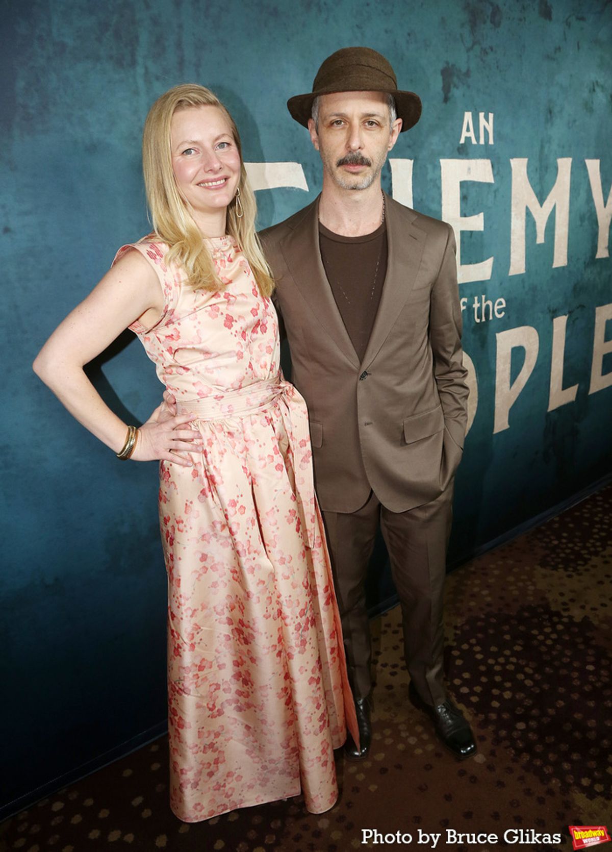 Emma Wall and Jeremy Strong  at 