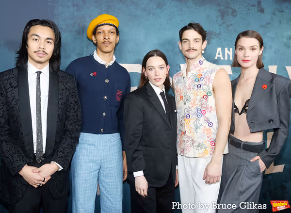 Alan Trong, Caleb Eberhardt, Victoria Pedretti, David Mattar Merten and Katie Broad  Photo