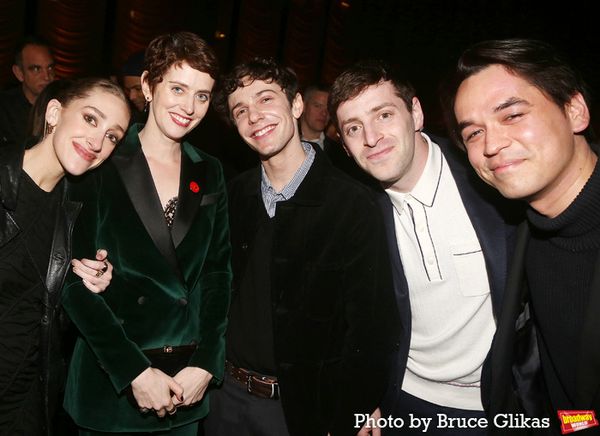 Micaela Diamond, Playwright Amy Herzog, Ben Levi Ross, Alex Edelman and Sky Smith Photo