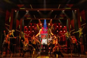 Ali Louis Bourzgui and the ensemble @ BroadwayWorld Ali Louis Bourzgui and the ensemble Photo