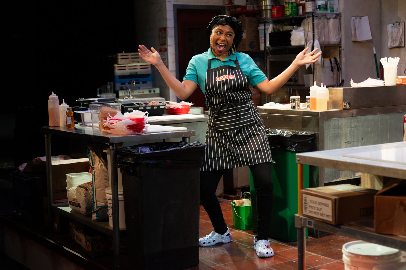 CLYDE’S . Theatrical Outfit. March 13 – April 7, 2024. Pictured: Tequilla Whitfield. Photo Credit: Casey G Ford. #toCLYDES