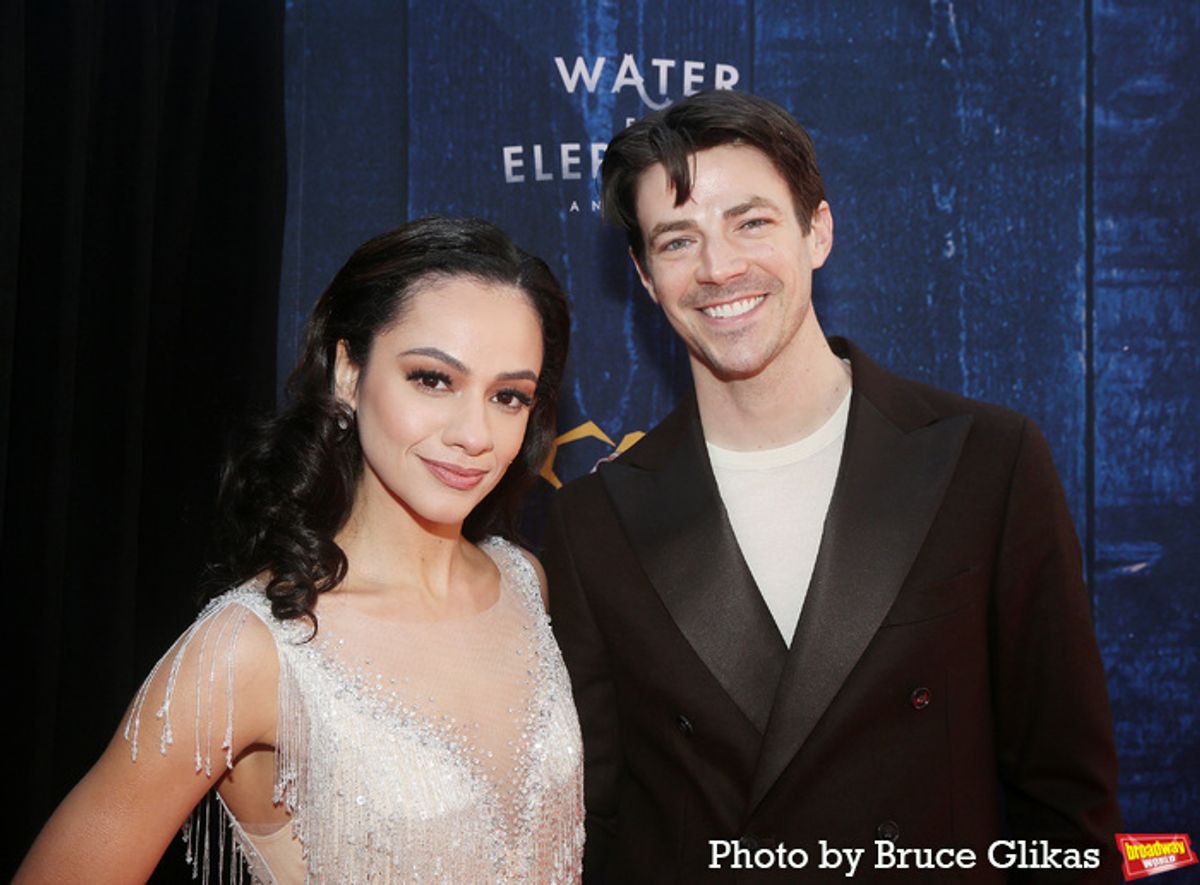 Isabelle Mcalla and Grant Gustin at 