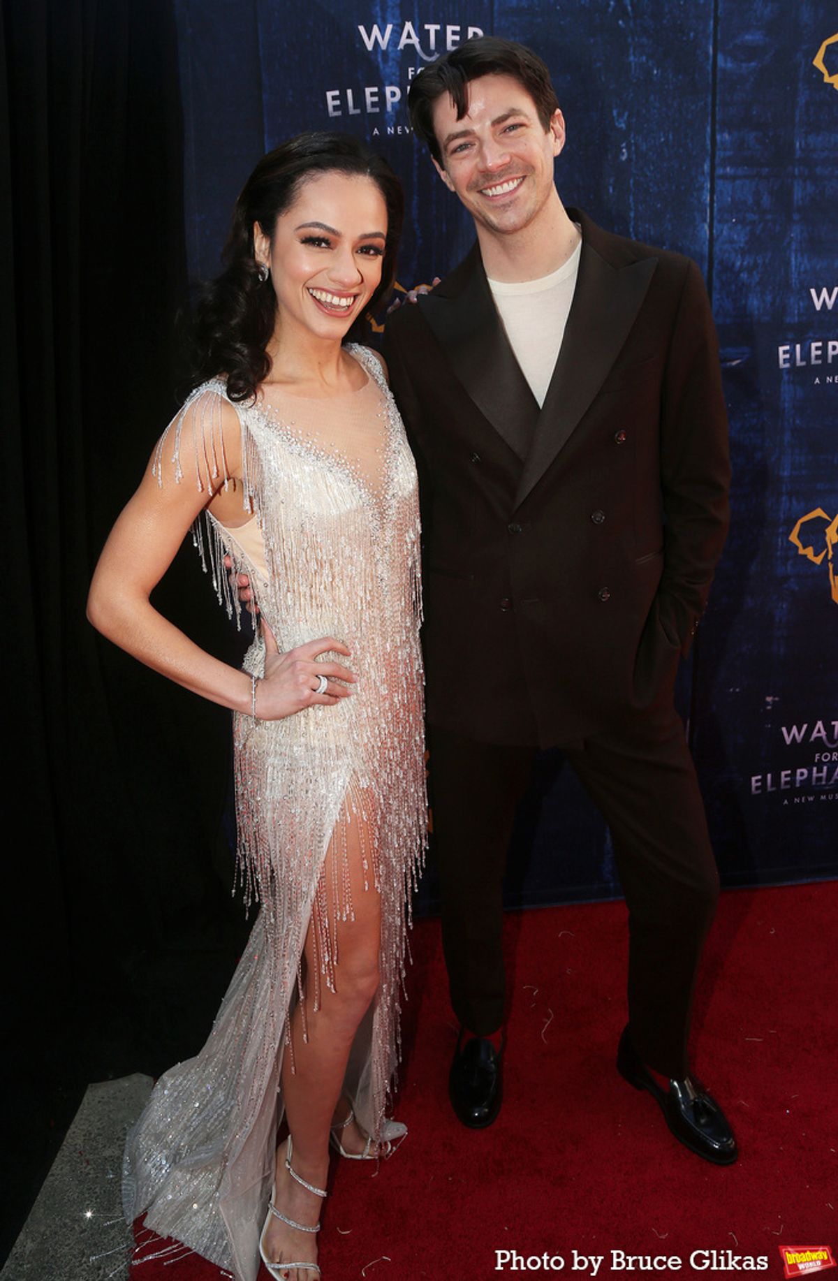 Isabelle Mcalla and Grant Gustin at 