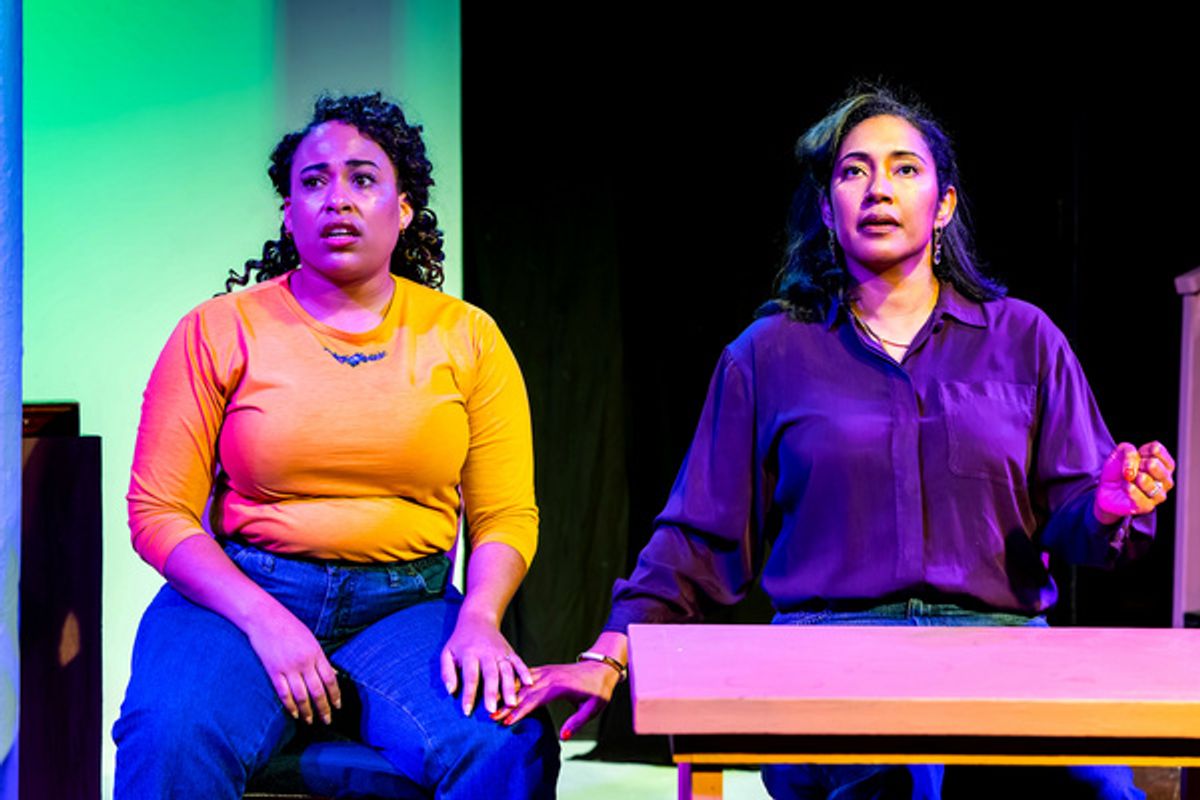 Bryana Hall and Yolanda Davis at 