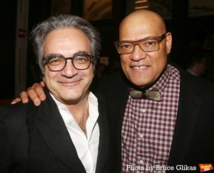 Set Designer Neil Patel and Playwright/Performer Laurence Fishburne Photo