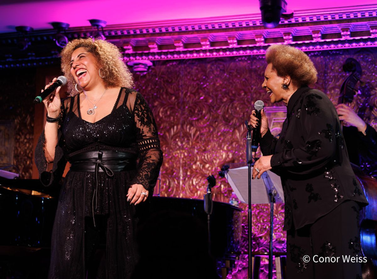 Leslie Uggams and daughter Danielle Chambers. Photo credit: Conor Weiss at 