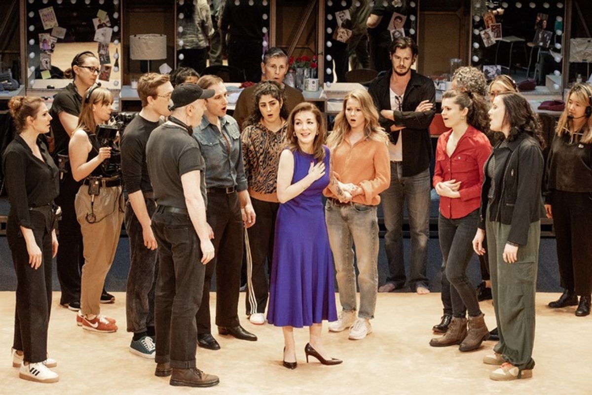 OPENING NIGHT. Benjamin Walker (Maurice) and Sheridan Smith (Myrtle). Photo Jan Versweyveld (2) at 