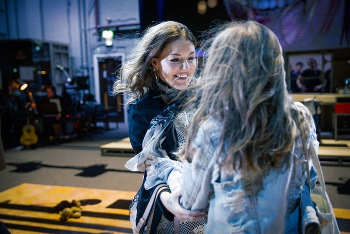 OPENING NIGHT. Sheridan Smith (Myrtle) and Shira Haas (Nancy). Photo Jan Versweyveld at 