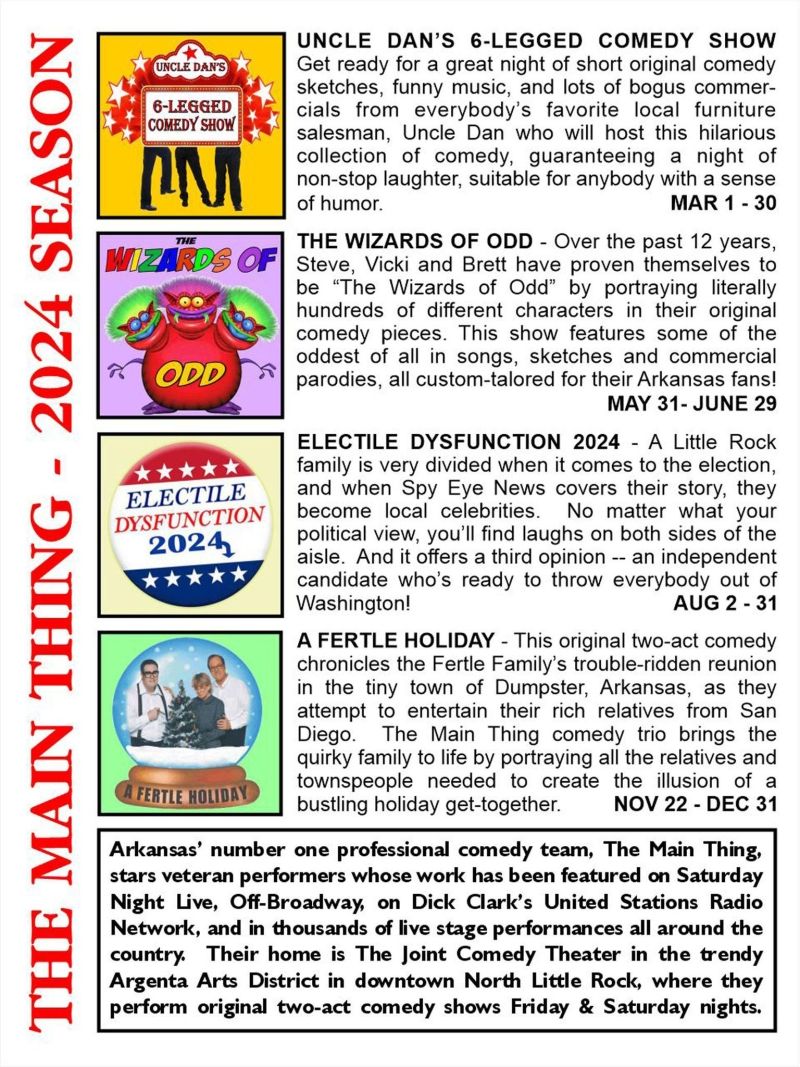 Review: UNCLE DAN'S 6-LEGGED COMEDY SHOW at The Joint Theater  Image