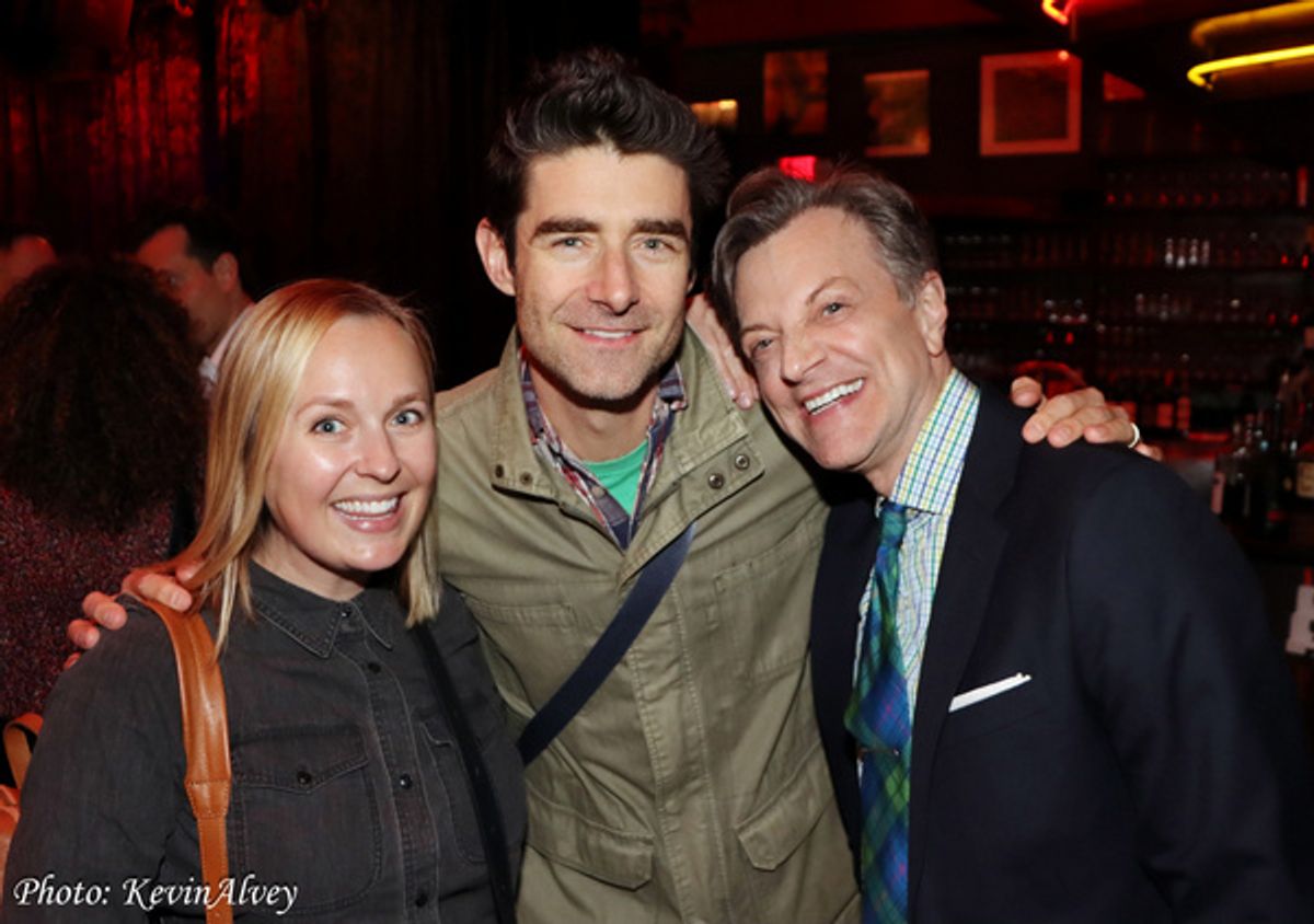 Julia Mattison, Drew Gehling, Jim Caruso at 