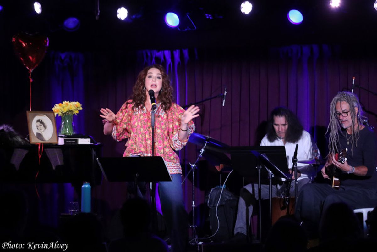 Melissa Errico, Thierry Arpino, JC Maillard at Photos: Melissa Errico Greenroom 42 'An Acoustic Evening with Sondheim & Melissa'