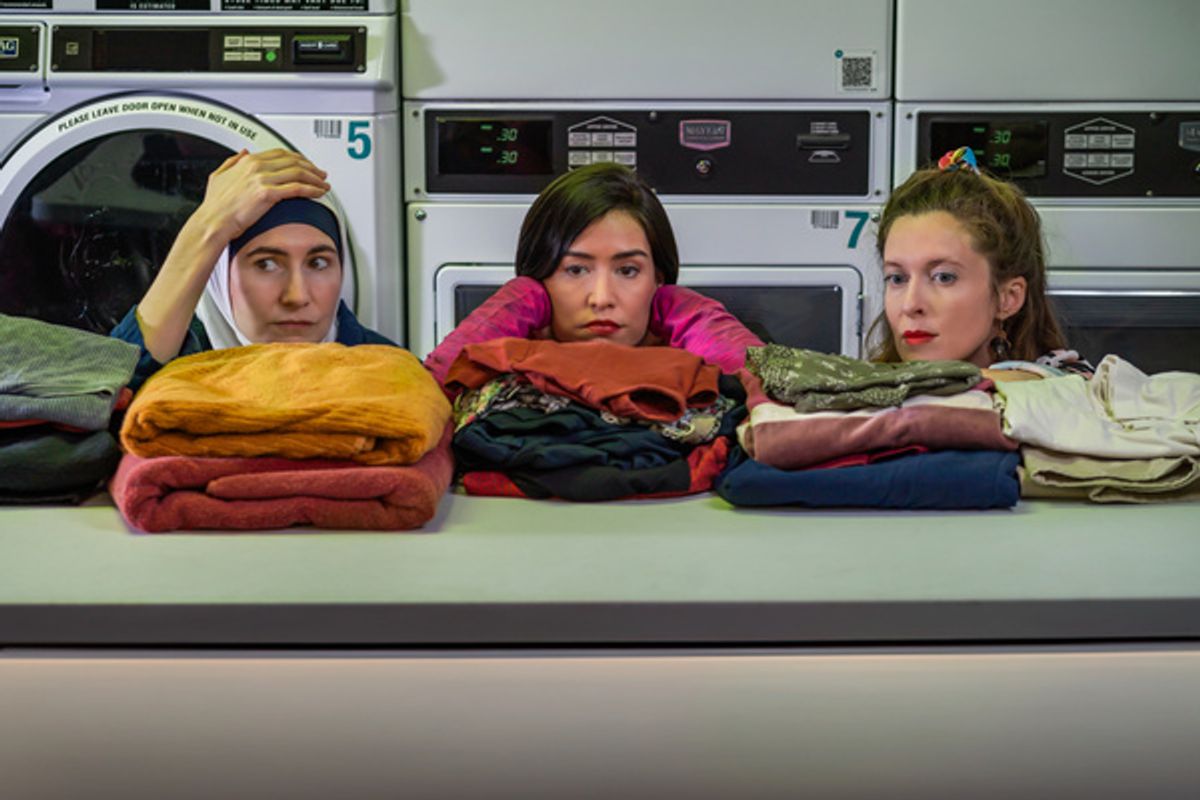 Haneen Arafat Murphy, Michelle Feza Kuchuk, Maria Peyramaure at 