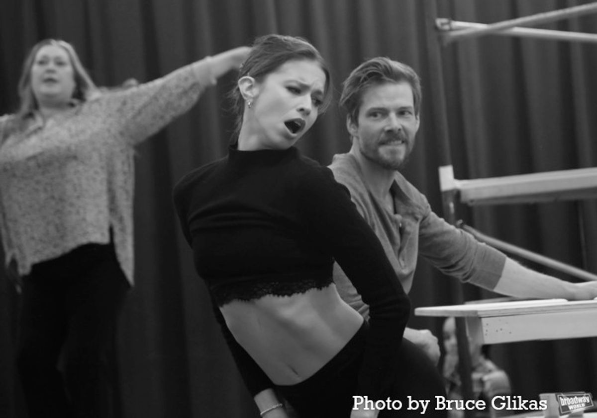 Katie Thompson, Mary Claire King and Hunter Parrish at 