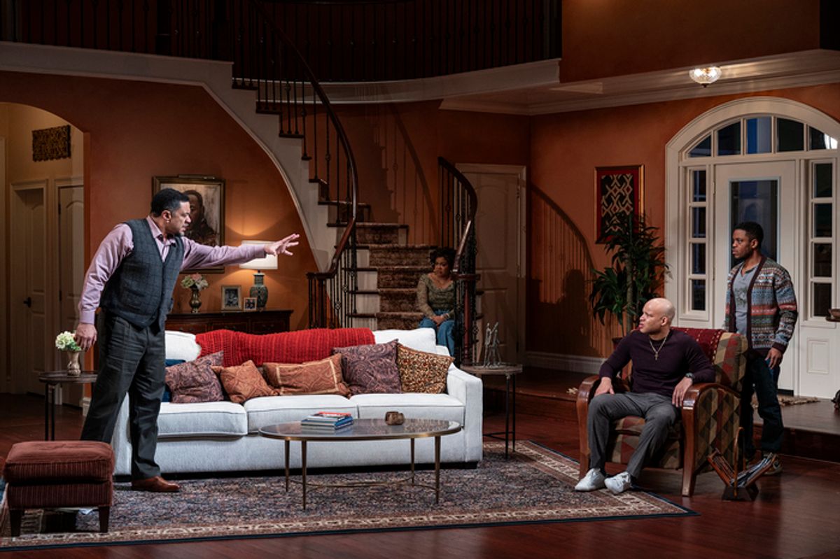 Harry Lennix and Ayanna Bria Bakari with Glenn Davis and Jon Michael Hill  at 