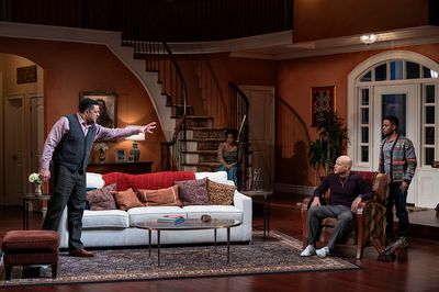 Harry Lennix and Ayanna Bria Bakari with Glenn Davis and Jon Michael Hill  Photo