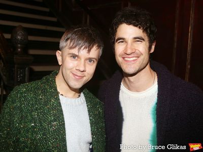 Cole Escola and Darren Criss Photo