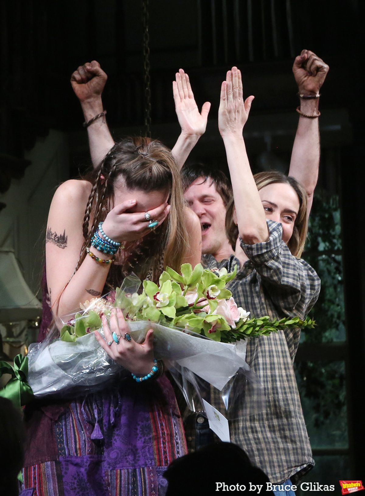 Ella Beatty, Michael Esper and Sarah Paulson at 