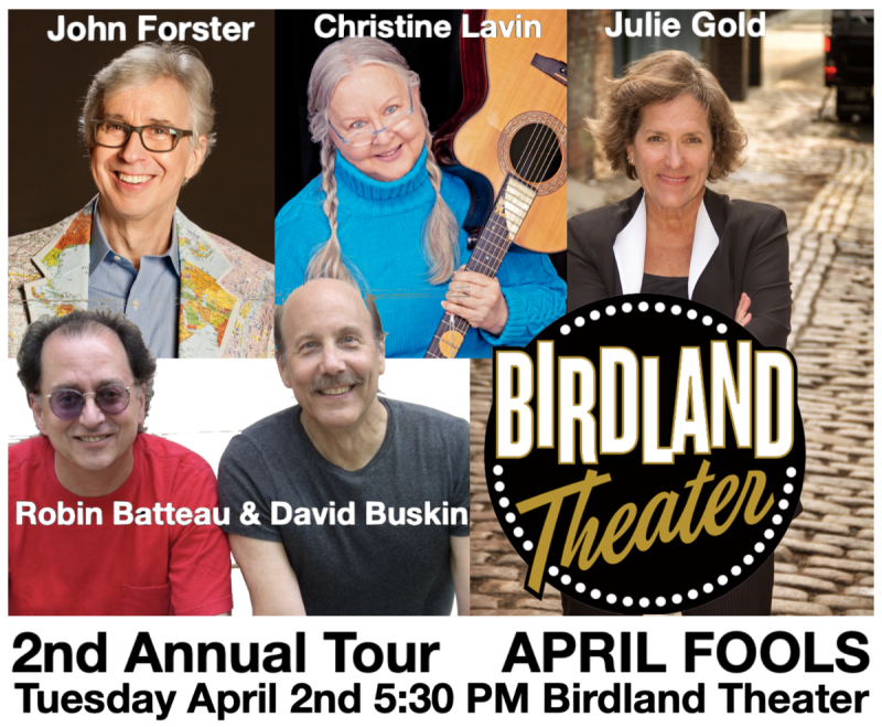 Interview: Christine Lavin Is Seriously Funny in APRIL FOOLS at Birdland  Image