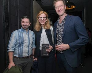 JC Clementz with Caitlin and Samuel Roukin Photo