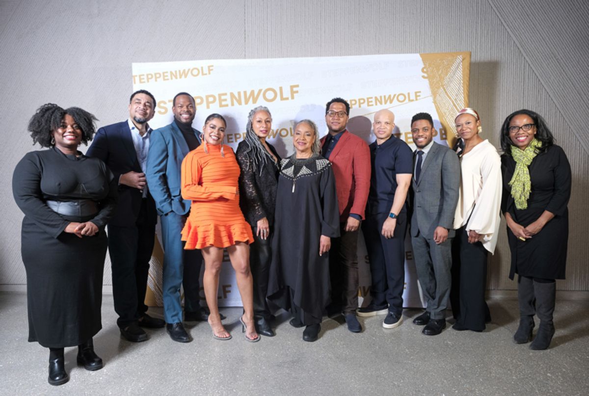 S. Mayumi Grigsby, Harry Lennix, Associate Director Tyrone Phillips, Ayanna Bria Bakari, Tamara Tunie, Director Phylicia Rashad, Playwright Branden Jacobs-Jenkins, Glenn Davis, Jon Michael Hill, Alana Arenas and Kenya K. Merritt at 