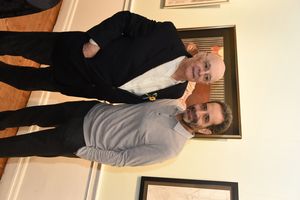 Joseph Feury and Tony Shalhoub. Photo