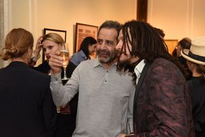 Tony Shalhoub and Taylor Purdee commiserate. Photo