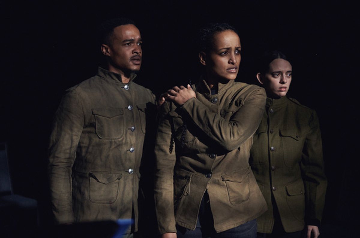 Langston Reese, Mahalet Dejene and Gabriela Saker  at 