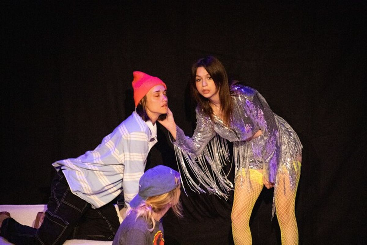 Jessica Rothe, Alice Kremelberg, and Josie Totah at 