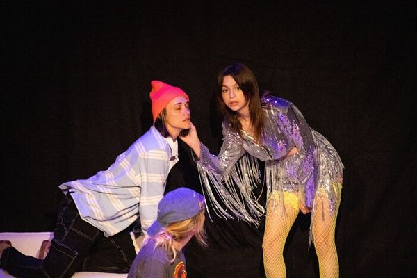 Jessica Rothe, Alice Kremelberg, and Josie Totah Photo