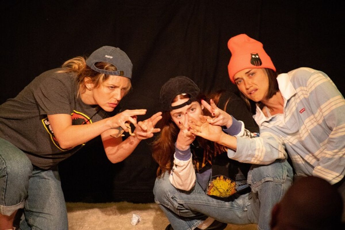 Jessica Rothe, Kayla Foster, and Alice Kremelberg at 